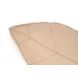 Lin français coussin feuille - Sand - 25x35 cm