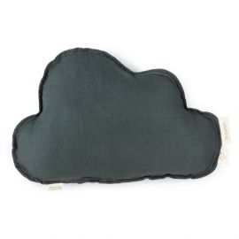 Lin français coussin nuage - Green Blue - 24x38 cm