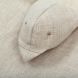 Lin français doudou oiseau - Greige - 40x48 cm