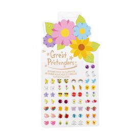 Boucles d'oreille adhésives - Spring Flowers - 30 paires