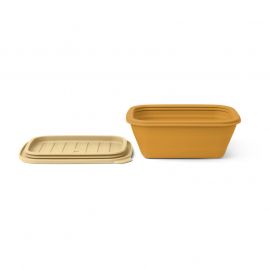 Lunch box pliable Franklin - Golden caramel & safari mix