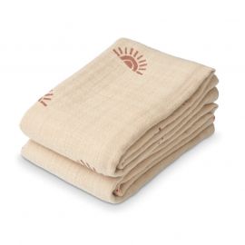 Set de 2 langes tétra Lewis - Sunset & apple blossom mix