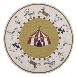 Tapis Ville - Jaune - Coton