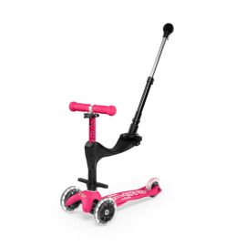 Micro Trottinette Mini 3in1 Deluxe Plus - LED Pink