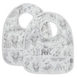 Bavoir imperméable Pimpelmees - Forest Animals - 2-pack