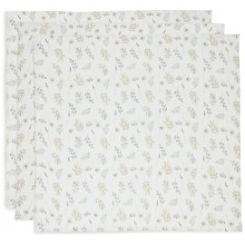 Lange gaze de Coton Wild Flowers - small 70 x 70 cm - 3-pack