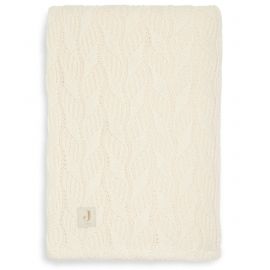 Couverture Berceau Spring Knit - Ivory & Fleece - 75 x 100 cm