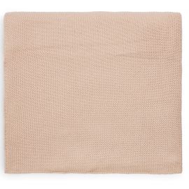 Couverture Berceau Basic Knit - Pale Pink - 75 x 100 cm