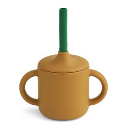Tasse avec paille Cameron - Eden & golden caramel mix
