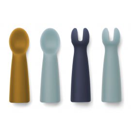 Couverts bébé Terra - Sea blue multi mix