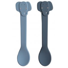Cuillères en silicone - 2-pack - Mrs. Elephant