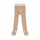 Collants Stripes Caramel & Milky - GOTS