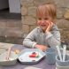 Assiette Geo - Grey blue
