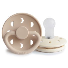 Frigg - TÃ©tine Moon - 2-Pack - Silicone - Cream & Croissant