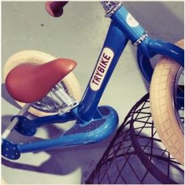 Trybike 2-en-1 en vintage bleu - tricycle 