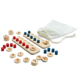 Plan Toys - Cadre de 10 - Apprendre les chiffres - Unit Link