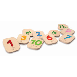 Plan Toys - Apprendre les chiffres braille