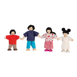 Plan Toys - Famille de poupées - Asiatique