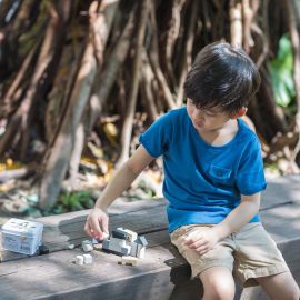 Plan Toys - Blocs de construction en bois