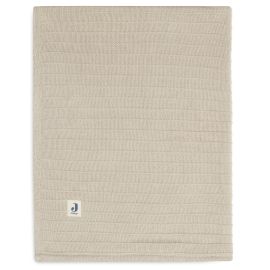 Jollein - Couverture Pure Knit Velvet - Nougat GOTS - 100x150cm