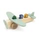 Avion en bois - Animaux