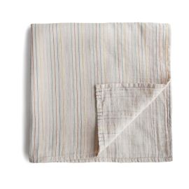 couverture d'emmaillotage - retro stripes