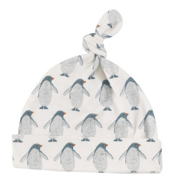 Bonnet en coton BIO - Pingouins