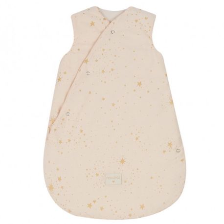 Gigoteuse d'hiver Snowy - gold stella / dream pink