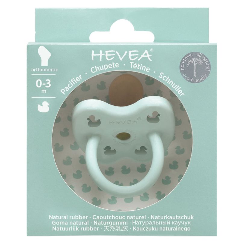 Hevea Planet - Tétine plate en caoutchouc naturel Canard 3-36 mois - Le  Petit Zèbre