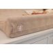 Housse matelas à langer Shell Knit - Nougat - GOTS - 50x70cm