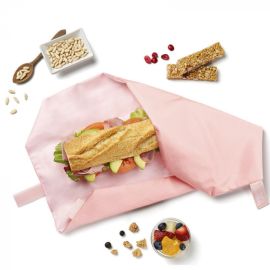 Pochette sandwich réutilisable Boc'n'Roll - Square Pink