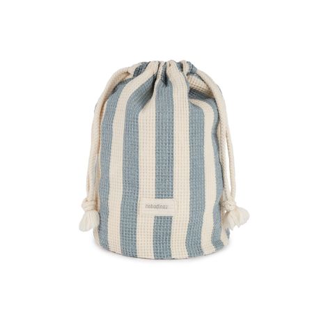 Pochette de plage Portofino 18x30 - Blue Stripes