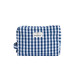 Trousse De Toilette En Coton Vichy Indigo