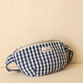 Banane En Coton Vichy Indigo