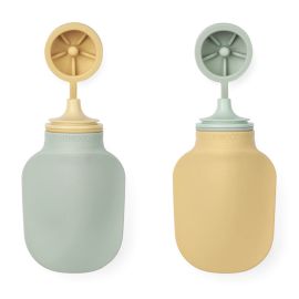 Set de 2 gourdes à smoothie Silvia - Dusty mint & Jojoba