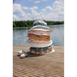 Chapeau de soleil réversible anti-UV - Hippocampe - Caramel