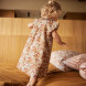 Robe De Pyjama Flower Bois De Rose - 6 Ans