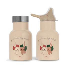 Bouteille gourde isotherme 250 ml - Bow Kitty - Konges Sløjd