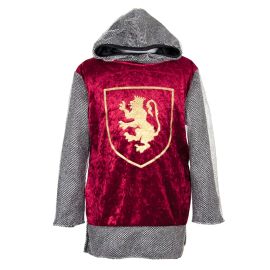 Den Goda Fen - Chemise De Roi Avec Capuche Rouge 98-104 2-4 Ans