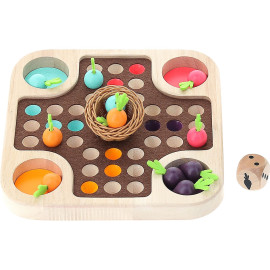 Vilac-Jeu Des Petits Chevaux, Petites Carottes - Jour De Réc
