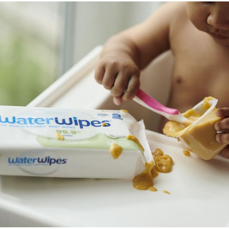 WaterWipes - Lingettes à l'eau bio pour bébé - 540pc (9 x 60 pc) - Le Petit  Zèbre