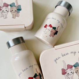 Bouteille gourde isotherme 250 ml - Bow Kitty - Konges Sløjd