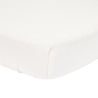 Drap-housse mousseline berceau 40 x 80 cm Soft White - Little Dutch