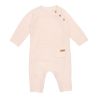 Grenouillère en tricot - Pink - 62 -Little Dutch