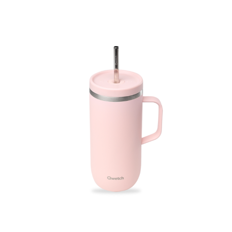 Cold cup isotherme avec anse en inox 600ml - Qwetch