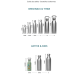 Gourde isotherme Active Matt/Grenat 1000ml - Qwetch