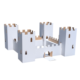 Château en carton Blanc - Paperpod