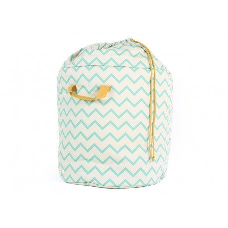 sac de rangement Baobab zigzag vert - large sac de rangement Baobab zigzag vert - large