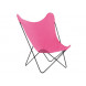 chaise design Papillon bubblegum