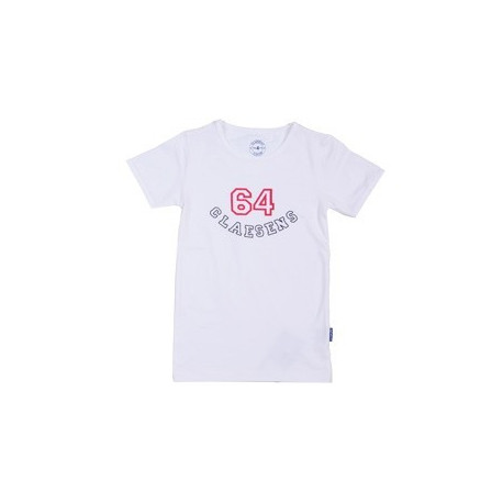 t-shirt blanc logo 64 pour garçons